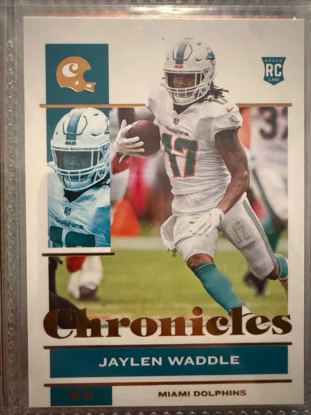 Chronicles Wall Art Print in Teal and White - Brand: error 1/1 Jaylen waddle